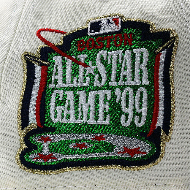 ニューエラ キャップ 9FORTY ボストン レッドソックス MLB 1999 ALL STAR GAME GREEN BOTTOM A-FRAME SNAPBACK CAP CREAM