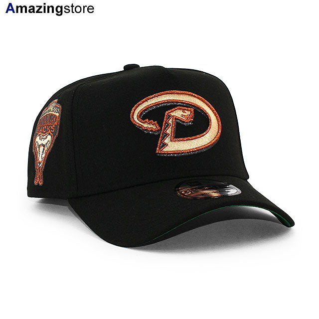 ニューエラ キャップ 9FORTY アリゾナ ダイヤモンドバックス MLB 1998 INAUGURAL SEASON GREEN BOTTOM A-FRAME SNAPBACK CAP BLACK
