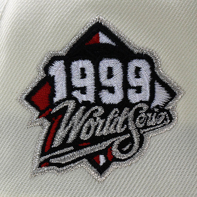ニューエラ キャップ 9FORTY ニューヨーク ヤンキース MLB 1999 WORLD SERIES GREY BOTTOM A-FRAME SNAPBACK CAP CREAM