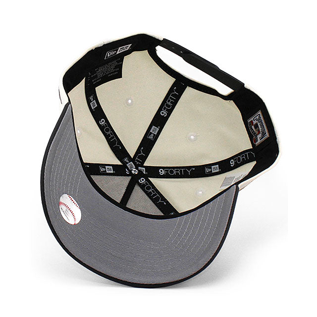 ニューエラ キャップ 9FORTY シアトル マリナーズ MLB 2001 ALL STAR GAME GREY BOTTOM A-FRAME SNAPBACK CAP CREAM