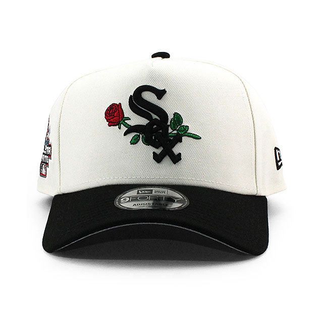 ニューエラ キャップ 9FORTY シカゴ ホワイトソックス MLB 2003 ALL STAR GAME GREY BOTTOM A-FRAME SNAPBACK CAP CREAM
