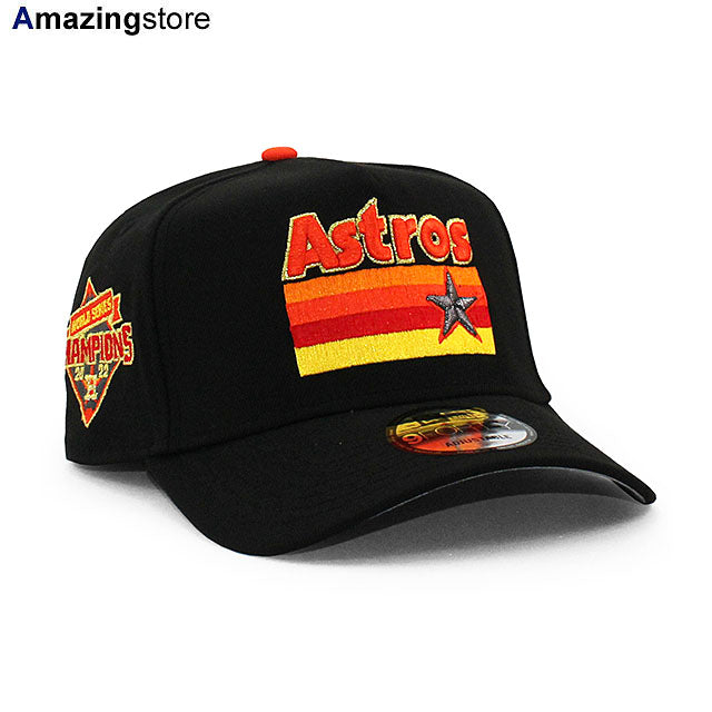 ニューエラ キャップ 9FORTY ヒューストン アストロズ MLB 2022 WORLD SERIES CHAMPIONS GREY BOTTOM A-FRAME SNAPBACK