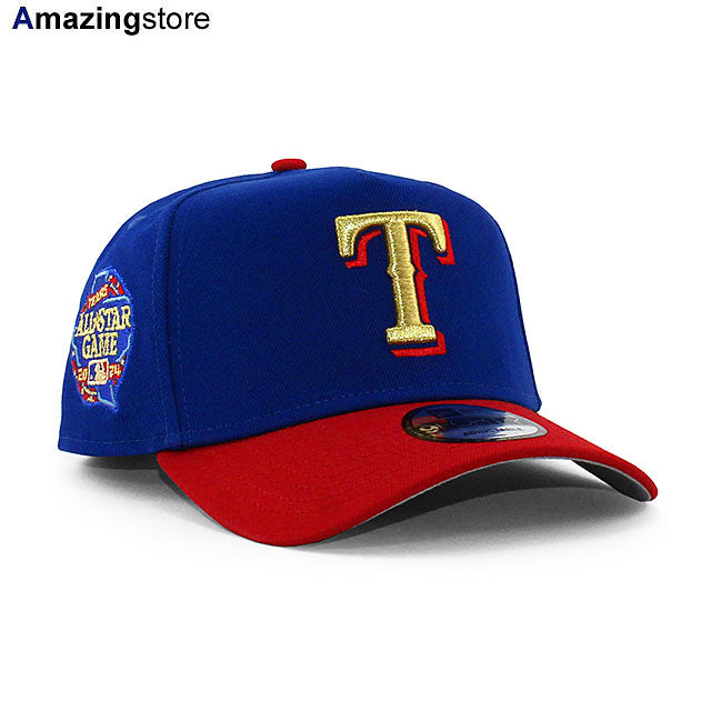 ニューエラ キャップ 9FORTY テキサス レンジャーズ MLB 2024 ALL STAR GAME GREY BOTTOM A-FRAME SNAPBACK CAP BLUE