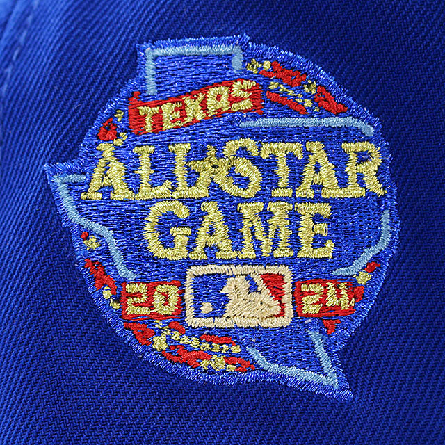 ニューエラ キャップ 9FORTY テキサス レンジャーズ MLB 2024 ALL STAR GAME GREY BOTTOM A-FRAME SNAPBACK CAP BLUE