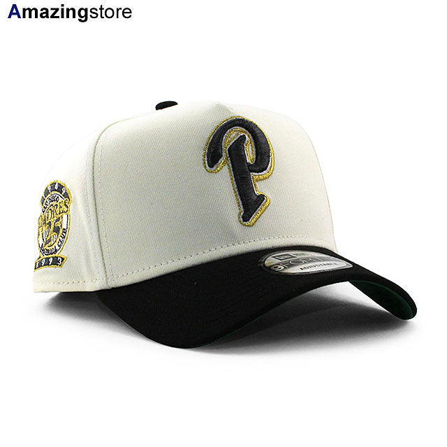 ニューエラ キャップ 9FORTY サンディエゴ パドレス MLB 25TH ANNIVERSARY KELLY GREEN BOTTOM A-FRAME SNAPBACK CAP CREAM