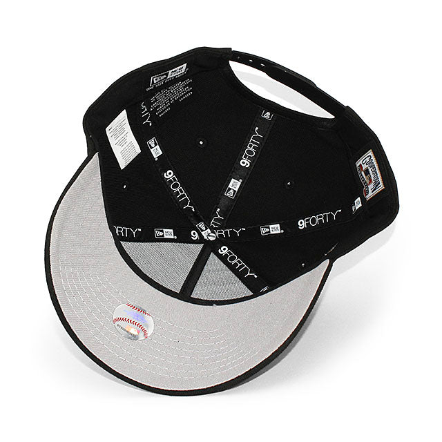 ニューエラ キャップ 9FORTY トロント ブルージェイズ MLB 40TH GREY BOTTOM A-FRAME SNAPBACK CAP BLACK