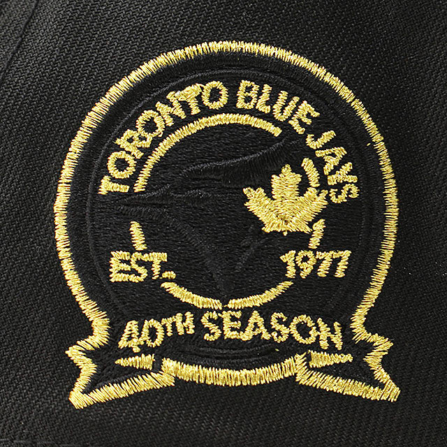 ニューエラ キャップ 9FORTY トロント ブルージェイズ MLB 40TH GREY BOTTOM A-FRAME SNAPBACK CAP BLACK