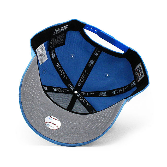 ニューエラ キャップ 9FORTY ロサンゼルス エンゼルス MLB 50TH GREY BOTTOM A-FRAME SNAPBACK CAP SKY BLUE