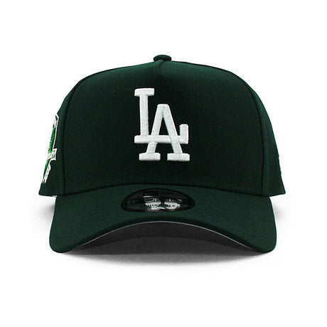 ニューエラ キャップ 9FORTY ロサンゼルス ドジャース MLB 50TH ANNIVERSARY GREY BOTTOM A-FRAME SNAPBACK CAP GREEN