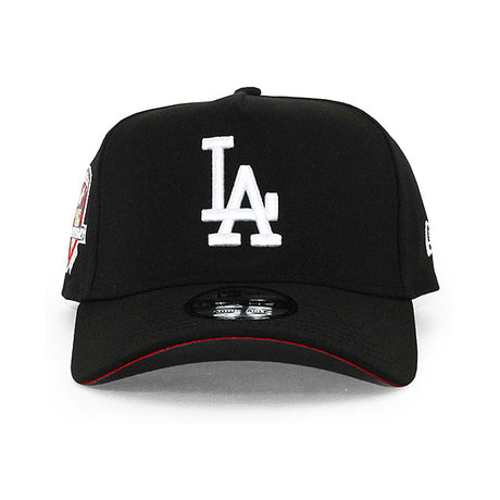 ニューエラ キャップ 9FORTY ロサンゼルス ドジャース MLB 50TH RED BOTTOM A-FRAME SNAPBACK CAP BLACK