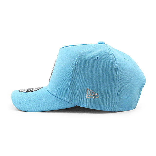 ニューエラ キャップ 9FORTY ロサンゼルス ドジャース MLB 50TH GREY BOTTOM A-FRAME SNAPBACK CAP SKY