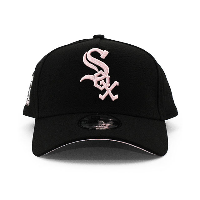ニューエラ キャップ 9FORTY シカゴ ホワイトソックス MLB 55TH PINK BOTTOM A-FRAME SNAPBACK CAP BLACK