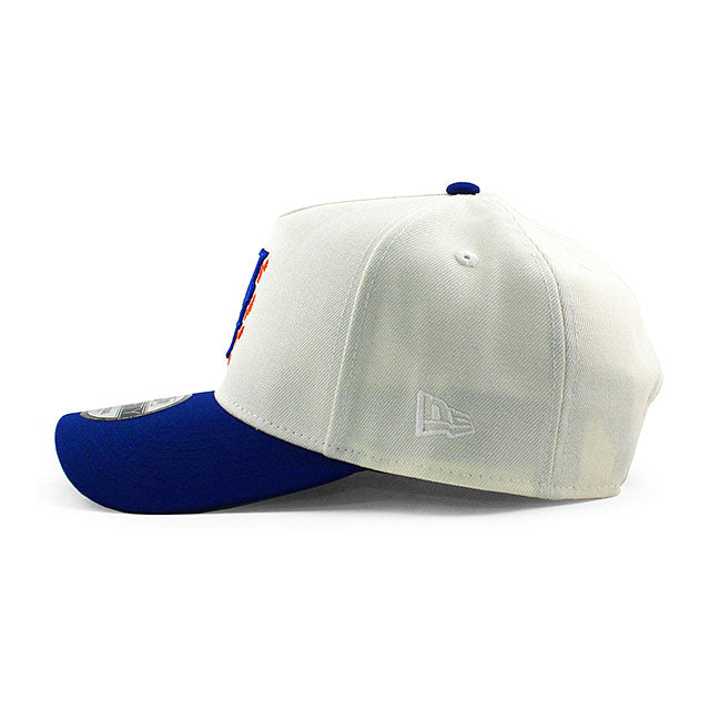 ニューエラ キャップ 9FORTY ニューヨーク メッツ MLB 60TH ANNIVERSARY KELLY GREEN BOTTOM A-FRAME SNAPBACK CAP CREAM