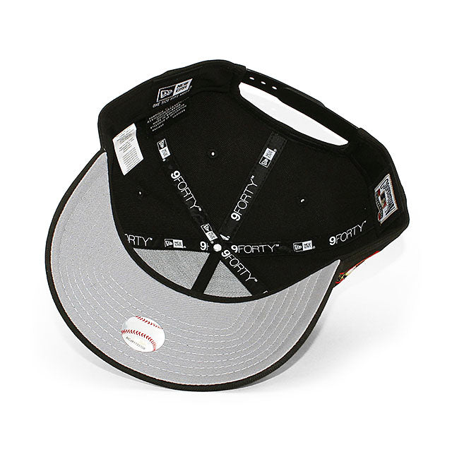ニューエラ キャップ 9FORTY ロサンゼルス エンゼルス MLB GREY BOTTOM A-FRAME SNAPBACK CAP BLACK