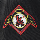 ニューエラ キャップ 9FORTY ロサンゼルス エンゼルス MLB GREY BOTTOM A-FRAME SNAPBACK CAP BLACK