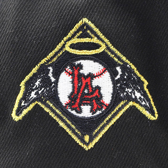 ニューエラ キャップ 9FORTY ロサンゼルス エンゼルス MLB GREY BOTTOM A-FRAME SNAPBACK CAP BLACK