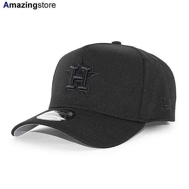 ニューエラ キャップ 9FORTY ヒューストン アストロズ MLB A-FRAME SNAPBACK CAP BLACKOUT