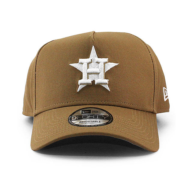 ニューエラ キャップ 9FORTY スナップバック ヒューストン アストロズ MLB A-FRAME SNAPBACK CAP KHAKI
