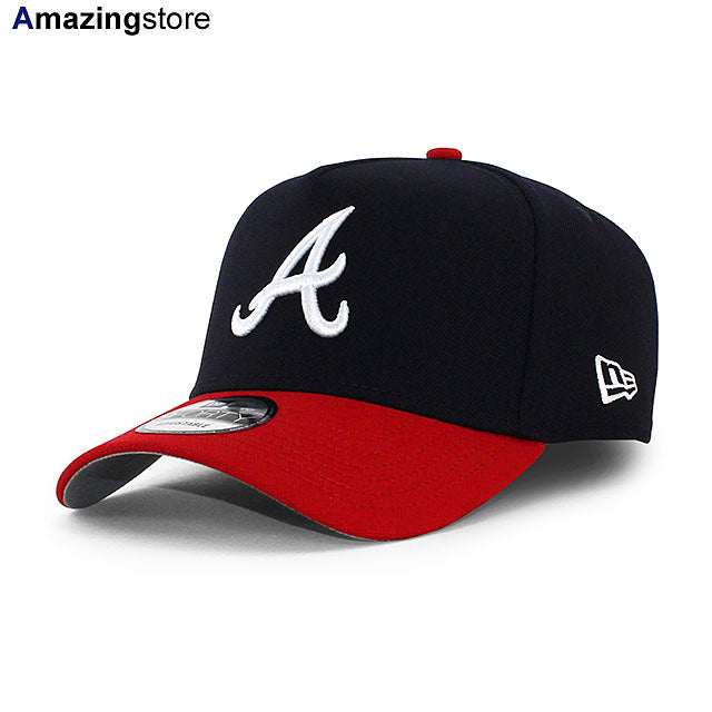 ニューエラ キャップ 9FORTY アトランタ ブレーブス MLB A-FRAME SNAPBACK CAP NAVY
