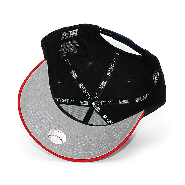 ニューエラ キャップ 9FORTY アトランタ ブレーブス MLB A-FRAME SNAPBACK CAP NAVY