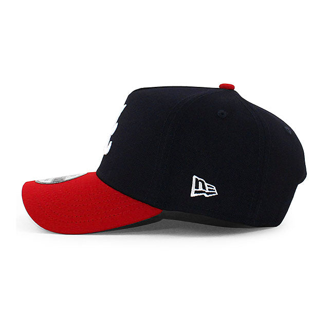 ニューエラ キャップ 9FORTY アトランタ ブレーブス MLB A-FRAME SNAPBACK CAP NAVY