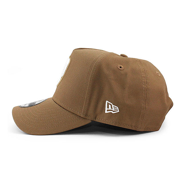 ニューエラ キャップ 9FORTY ミルウォーキー ブルワーズ MLB A-FRAME SNAPBACK CAP KHAKI