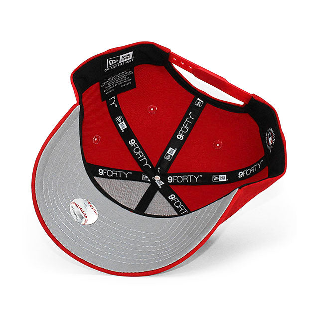 ニューエラ キャップ 9FORTY セントルイス カージナルス MLB A-FRAME SNAPBACK CAP RED