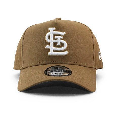 ニューエラ キャップ 9FORTY セントルイス カージナルス MLB A-FRAME SNAPBACK CAP KHAKI
