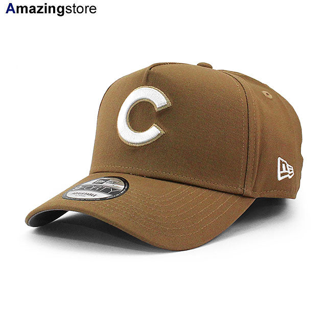ニューエラ キャップ 9FORTY シカゴ カブス MLB A-FRAME SNAPBACK CAP KHAKI