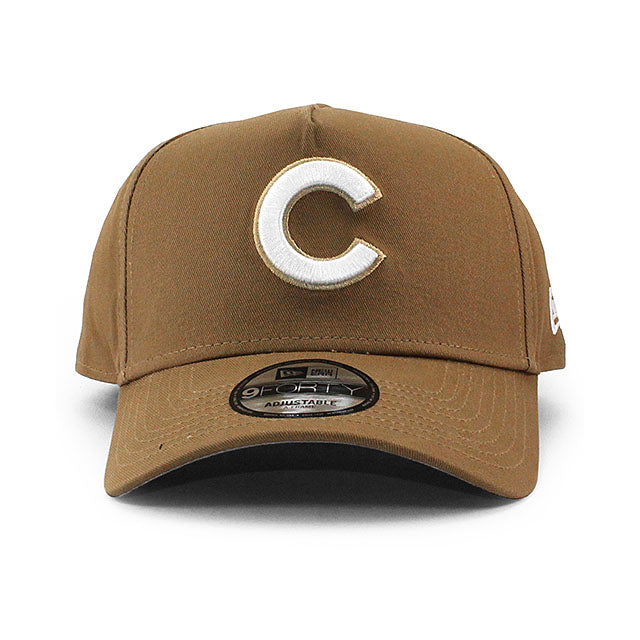 ニューエラ キャップ 9FORTY シカゴ カブス MLB A-FRAME SNAPBACK CAP KHAKI