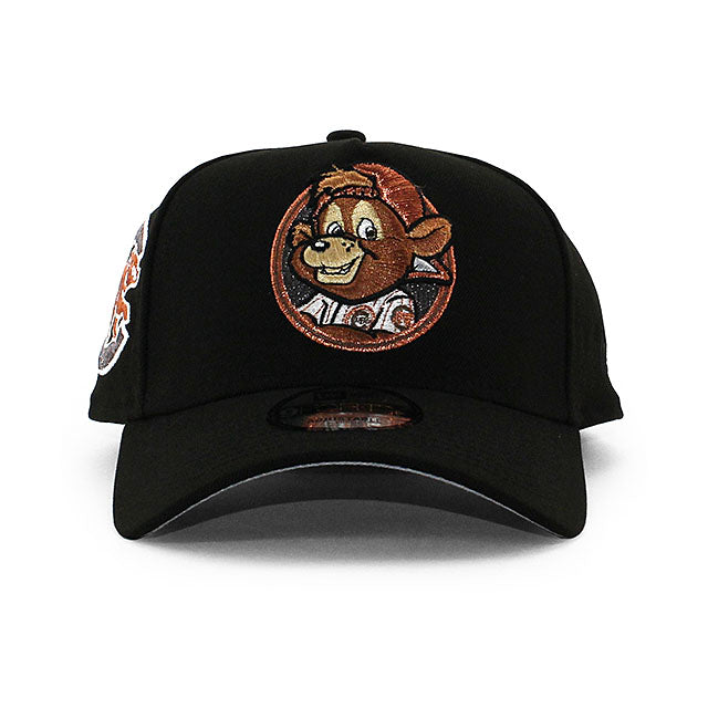 ニューエラ キャップ 9FORTY シカゴ カブス MLB CLARK LOGO GREY BOTTOM A-FRAME SNAPBACK CAP BLACK