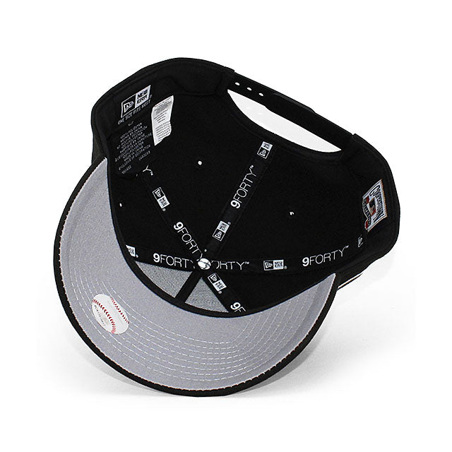 ニューエラ キャップ 9FORTY シカゴ カブス MLB CLARK LOGO GREY BOTTOM A-FRAME SNAPBACK CAP BLACK