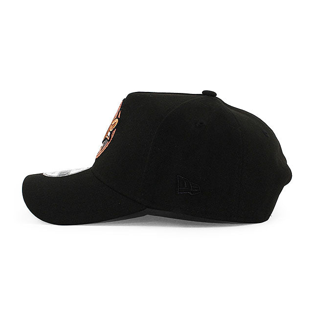 ニューエラ キャップ 9FORTY シカゴ カブス MLB CLARK LOGO GREY BOTTOM A-FRAME SNAPBACK CAP BLACK
