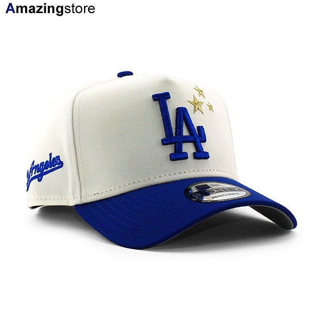 ニューエラ キャップ 9FORTY ロサンゼルス ドジャース MLB GREY BOTTOM A-FRAME SNAPBACK CAP CREAM