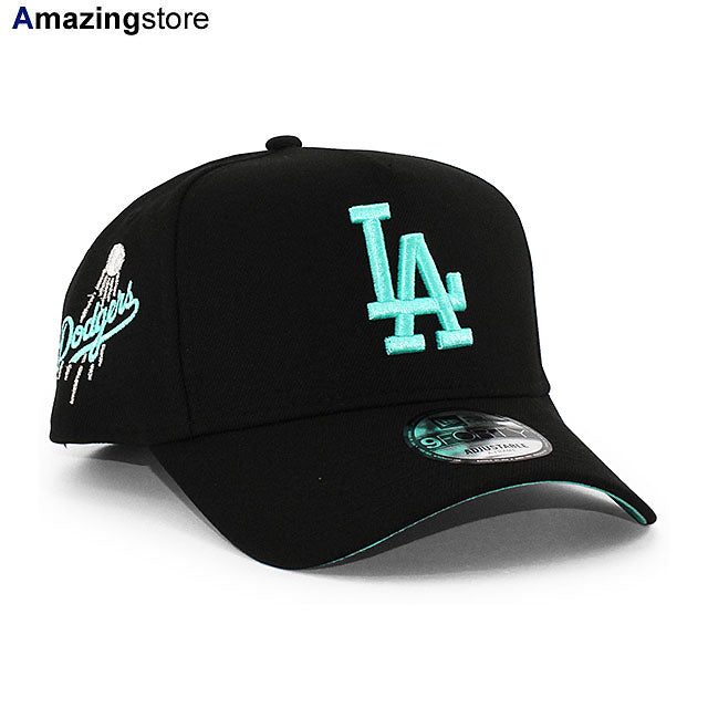ニューエラ キャップ 9FORTY ロサンゼルス ドジャース MLB TIFFANY BOTTOM A-FRAME SNAPBACK CAP BLACK