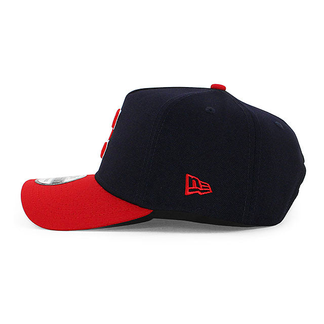 ニューエラ キャップ 9FORTY クリーブランド ガーディアンズ MLB A-FRAME SNAPBACK CAP NAVY