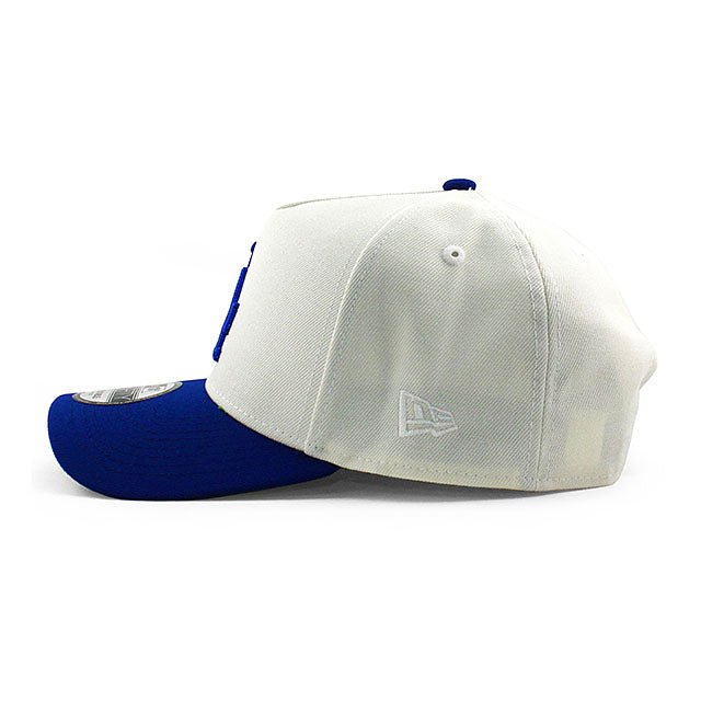 ニューエラ キャップ 9FORTY ロサンゼルス ドジャース MLB JACKIE ROBINSON 50 ANNIVERSARY GREEN BOTTOM A-FRAME SNAPBACK CAP CREAM