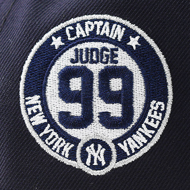 アーロン ジャッジモデル ニューエラ キャップ 9FORTY ニューヨーク ヤンキース MLB JUDGE 99 GREY BOTTOM A-FRAME SNAPBACK CAP NAVY