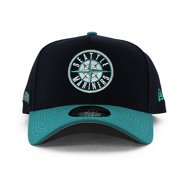ニューエラ キャップ 9FORTY シアトル マリナーズ MLB CLASSIC EDITION GREY BOTTOM A-FRAME SNAPBACK CAP NAVY