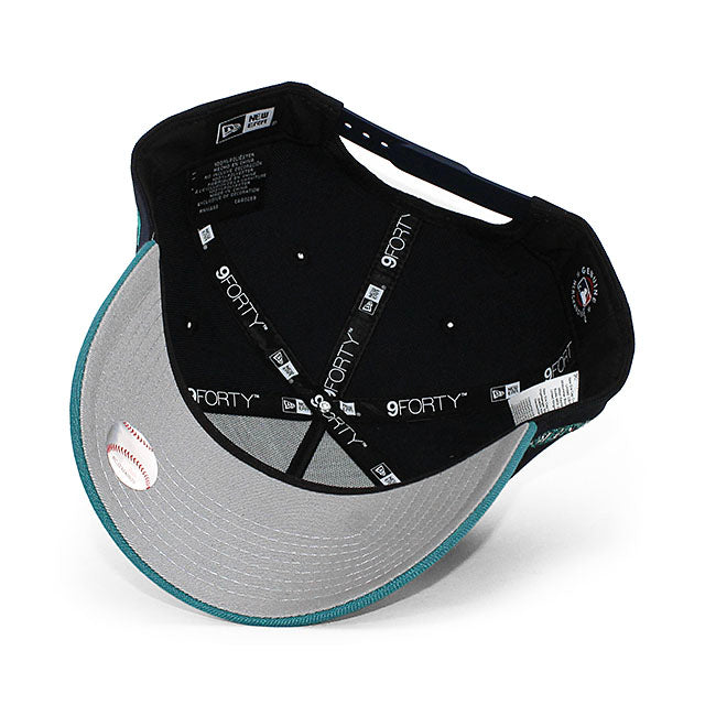 ニューエラ キャップ 9FORTY シアトル マリナーズ MLB CLASSIC EDITION GREY BOTTOM A-FRAME SNAPBACK CAP NAVY