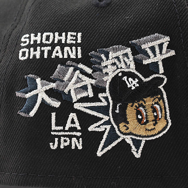 ニューエラ キャップ 9FORTY ロサンゼルス ドジャース MLB OHTANI SHOHEI GREY BOTTOM A-FRAME SNAPBACK CAP BLACK