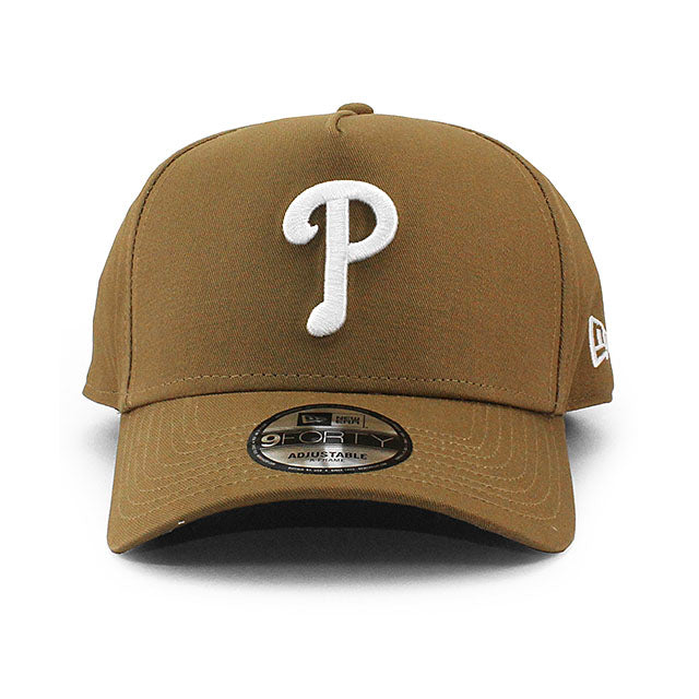 ニューエラ キャップ 9FORTY フィラデルフィア フィリーズ MLB A-FRAME SNAPBACK CAP KHAKI