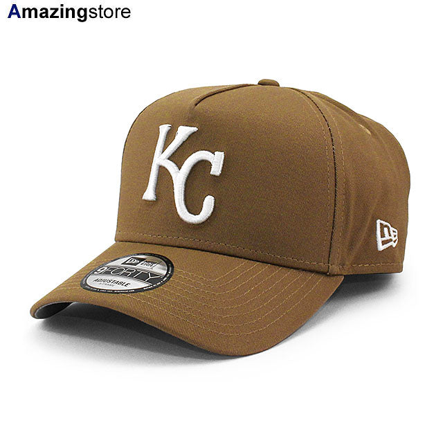 ニューエラ キャップ 9FORTY カンザスシティ ロイヤルズ MLB A-FRAME SNAPBACK CAP KHAKI