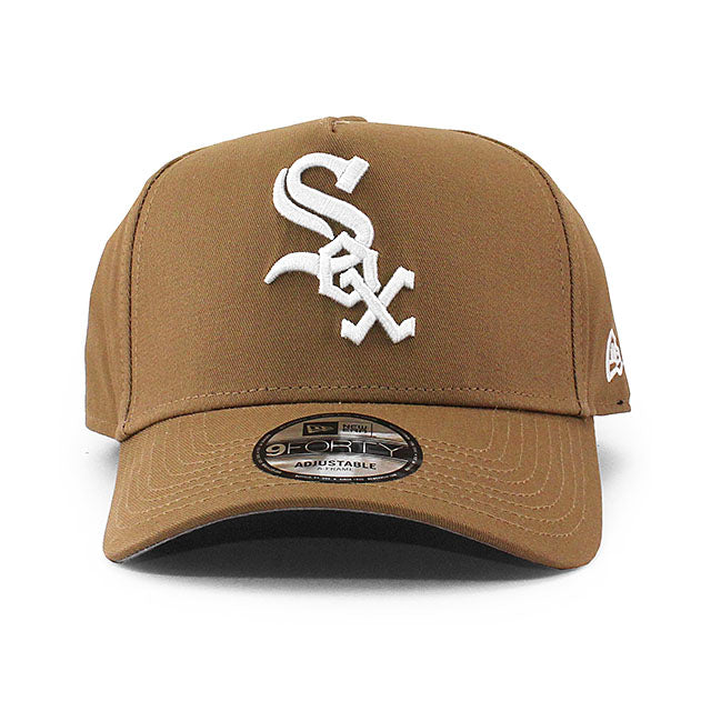 ニューエラ キャップ 9FORTY シカゴ ホワイトソックス MLB A-FRAME SNAPBACK CAP KHAKI