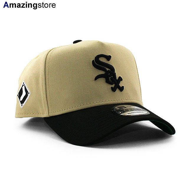 EU限定 ニューエラ キャップ 9FORTY シカゴ ホワイトソックス MLB KELLY GREEN BOTTOM A-FRAME SNAPBACK CAP V GOLD
