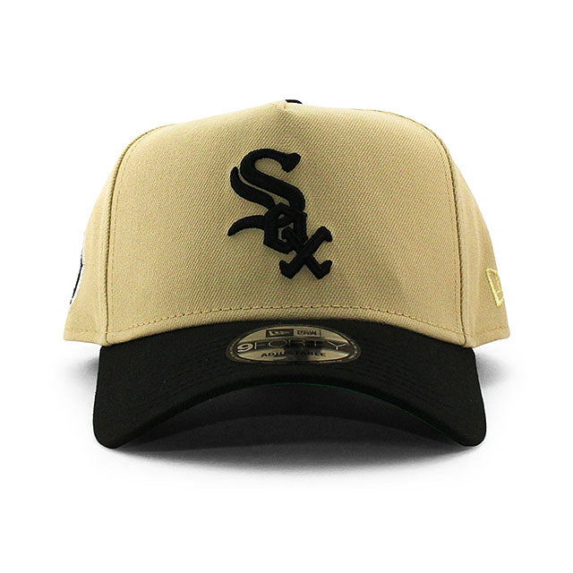 EU限定 ニューエラ キャップ 9FORTY シカゴ ホワイトソックス MLB KELLY GREEN BOTTOM A-FRAME SNAPBACK CAP V GOLD