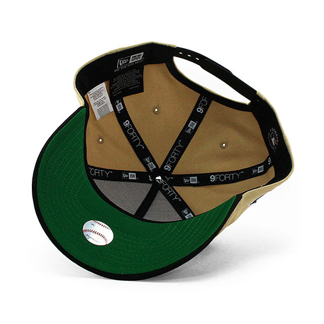 EU限定 ニューエラ キャップ 9FORTY シカゴ ホワイトソックス MLB KELLY GREEN BOTTOM A-FRAME SNAPBACK CAP V GOLD