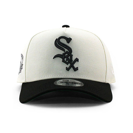 ニューエラ キャップ 9FORTY シカゴ ホワイトソックス MLB  GREEN BOTTOM A-FRAME SNAPBACK CAP CREAM