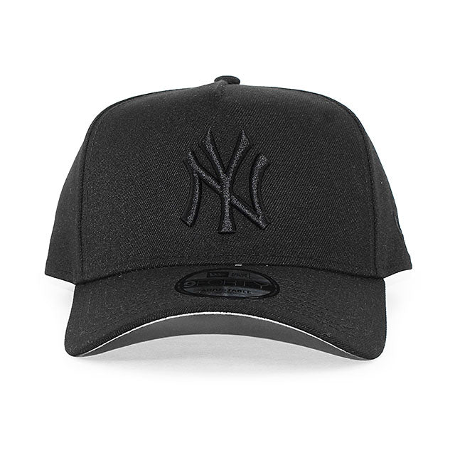 ニューエラ キャップ 9FORTY ニューヨーク ヤンキース MLB A-FRAME SNAPBACK CAP BLACKOUT