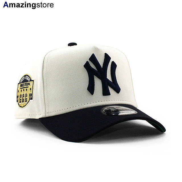 ニューエラ キャップ 9FORTY ニューヨーク ヤンキース MLB YANKEE STADIUM KELLY GREEN BOTTOM A-FRAME SNAPBACK CAP CREAM
